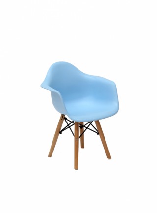 Silla Berlín Kids Con Descansabrazos Color Azul