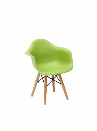 Silla Berlín Kids Con Descansabrazos Color Verde