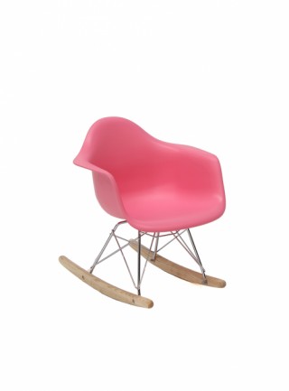 椅子 柏林  儿童 摇椅 有扶手 粉色